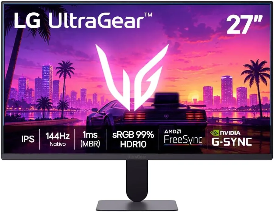 Monitor LG UltraGear 27" 144 Hz