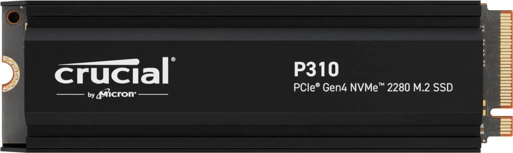 SSD Crucial P310 2 TB com dissipador